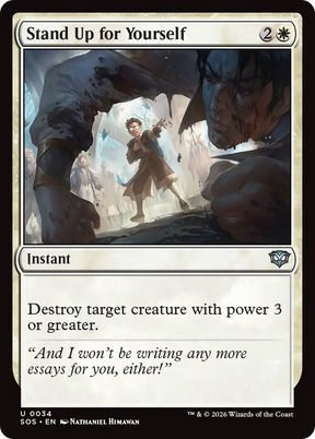 Magic: The Gathering - Stand Up for Yourself - Secrets of Strixhaven