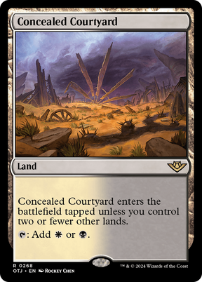 Magic: The Gathering - Concealed Courtyard Foil - Outlaws of Thunder Junction