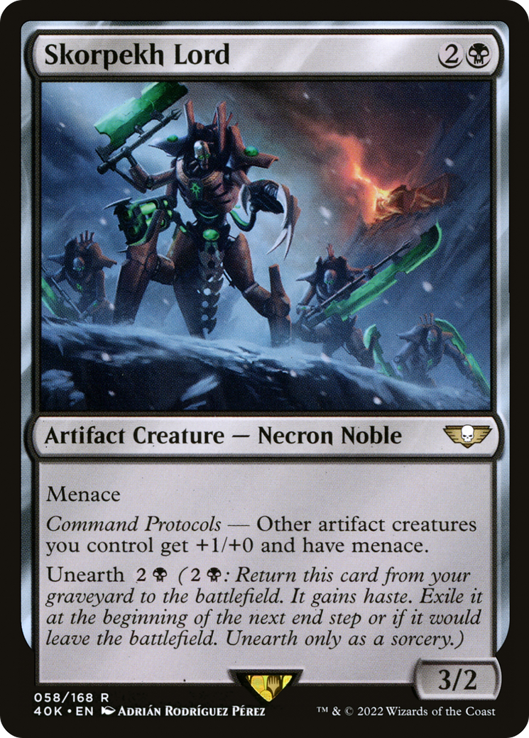 Magic: The Gathering - Skorpekh Lord - Warhammer 40000 Commander