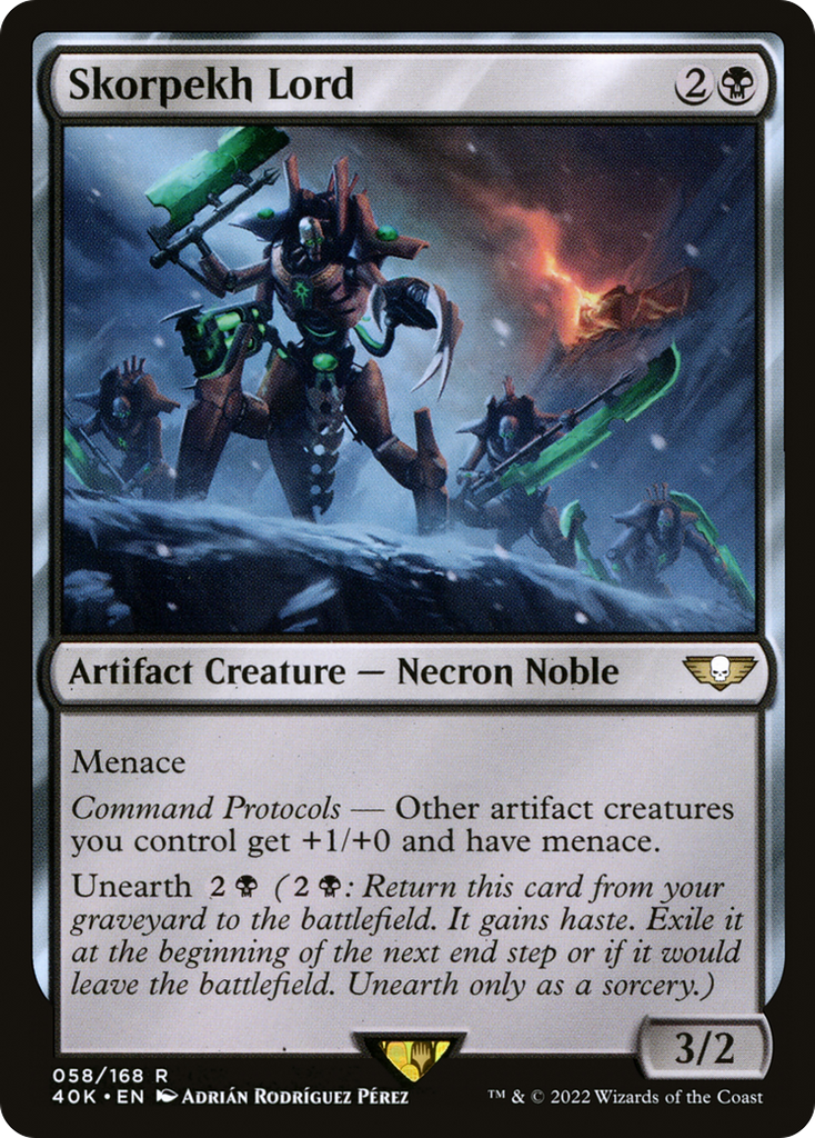 Magic: The Gathering - Skorpekh Lord - Warhammer 40000 Commander