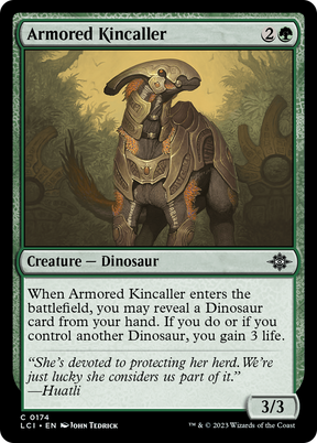 Magic: The Gathering - Armored Kincaller Foil - The Lost Caverns of Ixalan