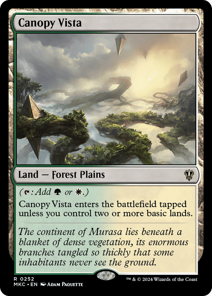 Magic: The Gathering - Canopy Vista - Murders at Karlov Manor Commander