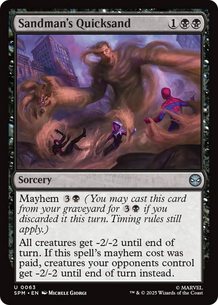 Magic: The Gathering - Sandman's Quicksand - Marvel's Spider-Man