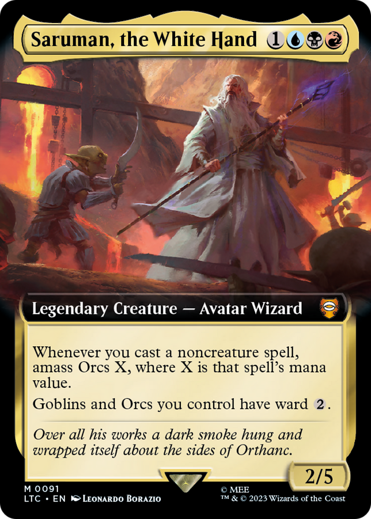 Magic: The Gathering - Saruman, the White Hand - Tales of Middle-earth Commander