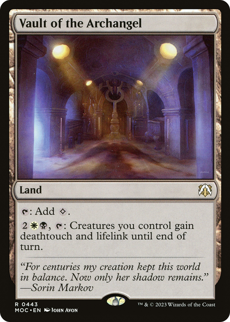 Magic: The Gathering - Vault of the Archangel - March of the Machine Commander