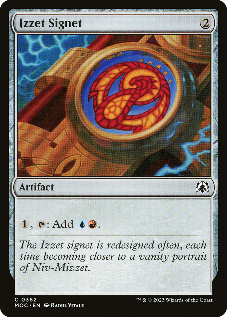 Magic: The Gathering - Izzet Signet - March of the Machine Commander