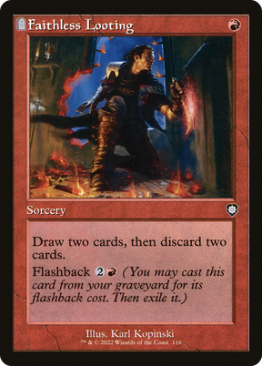 Magic: The Gathering - Faithless Looting - The Brothers' War Commander