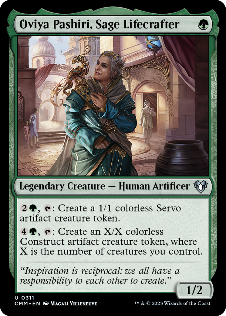 Magic: The Gathering - Oviya Pashiri, Sage Lifecrafter - Commander Masters