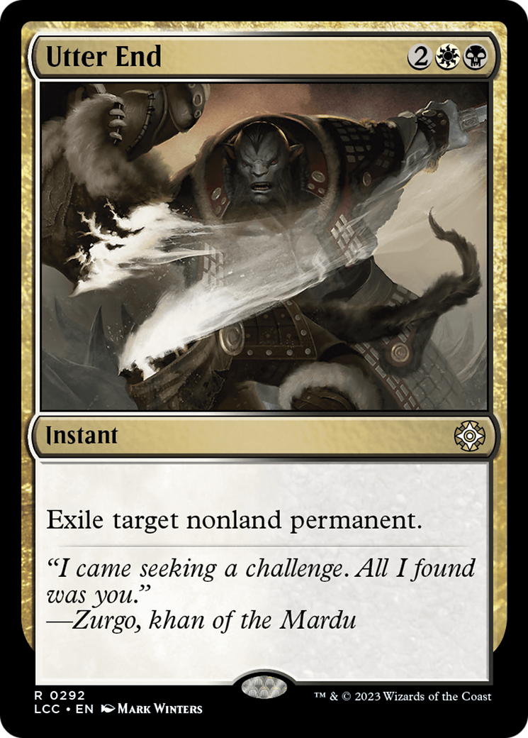 Magic: The Gathering - Utter End - The Lost Caverns of Ixalan Commander