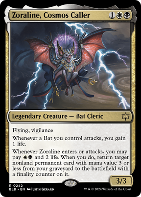 Magic: The Gathering - Zoraline, Cosmos Caller Foil - Bloomburrow