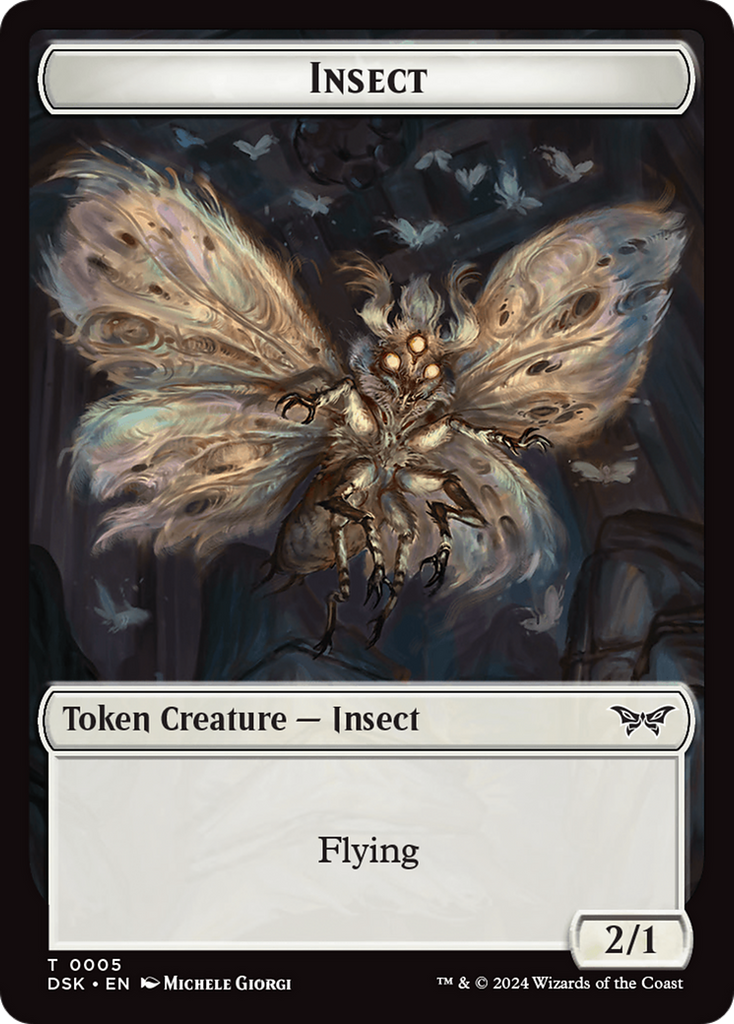 Magic: The Gathering - Insect Token - Duskmourn: House of Horror Tokens