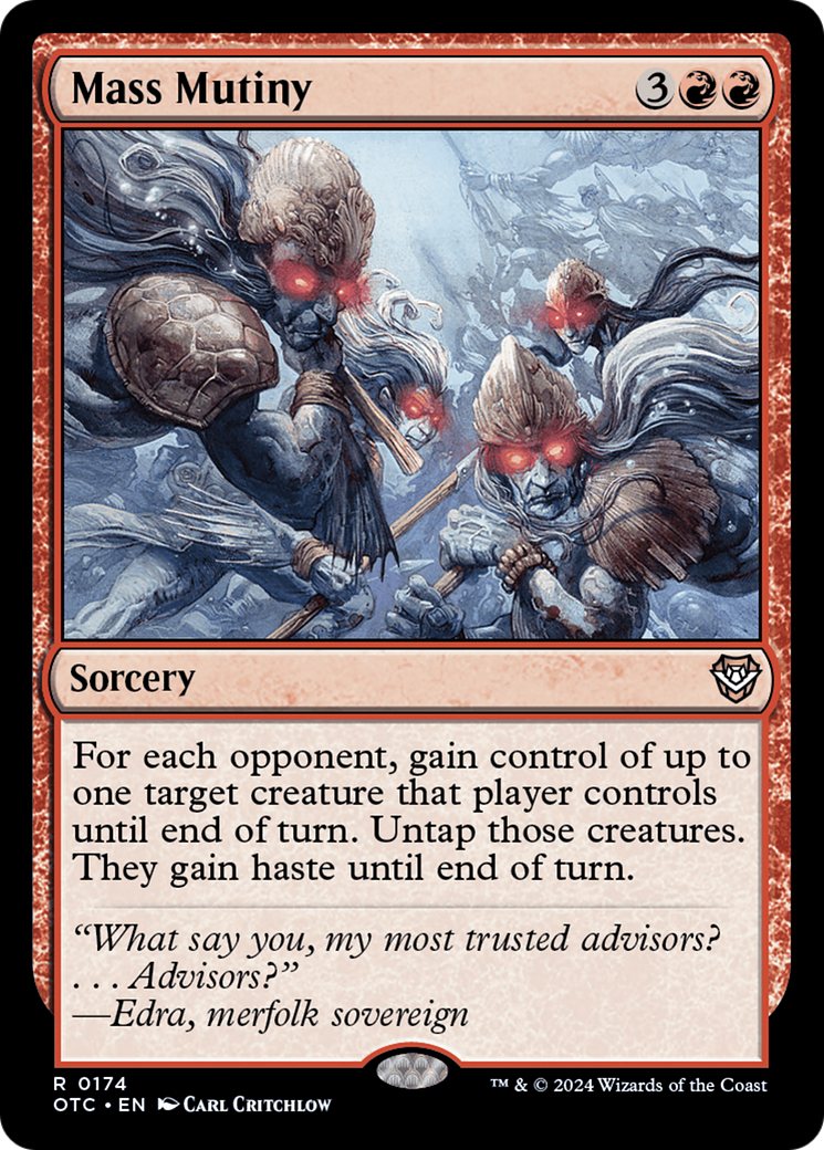 Magic: The Gathering - Mass Mutiny - Outlaws of Thunder Junction Commander