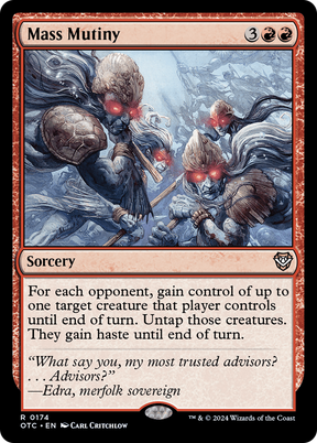 Magic: The Gathering - Mass Mutiny - Outlaws of Thunder Junction Commander