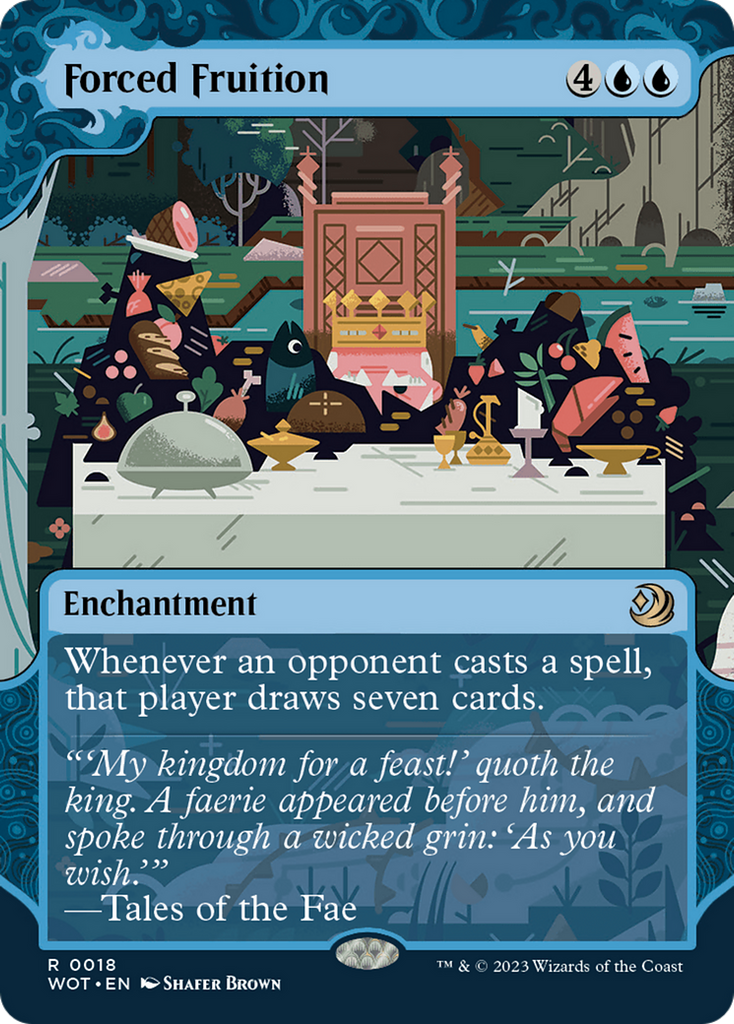 Magic: The Gathering - Forced Fruition Foil - Wilds of Eldraine: Enchanting Tales