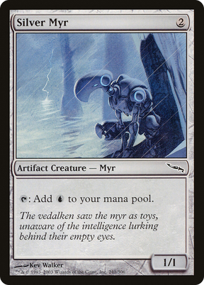 Magic: The Gathering - Silver Myr Foil - Mirrodin