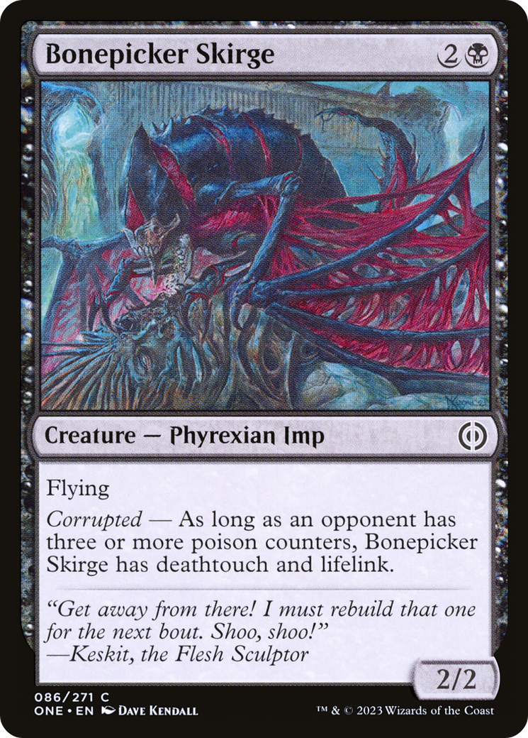 Magic: The Gathering - Bonepicker Skirge Foil - Phyrexia: All Will Be One