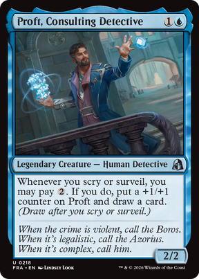 Magic: The Gathering - Proft, Consulting Detective - Reality Fracture