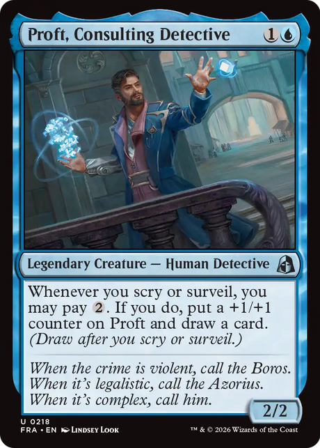 Magic: The Gathering - Proft, Consulting Detective - Reality Fracture
