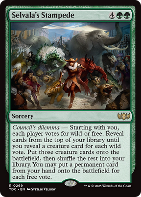 Magic: The Gathering - Selvala's Stampede - Tarkir: Dragonstorm Commander