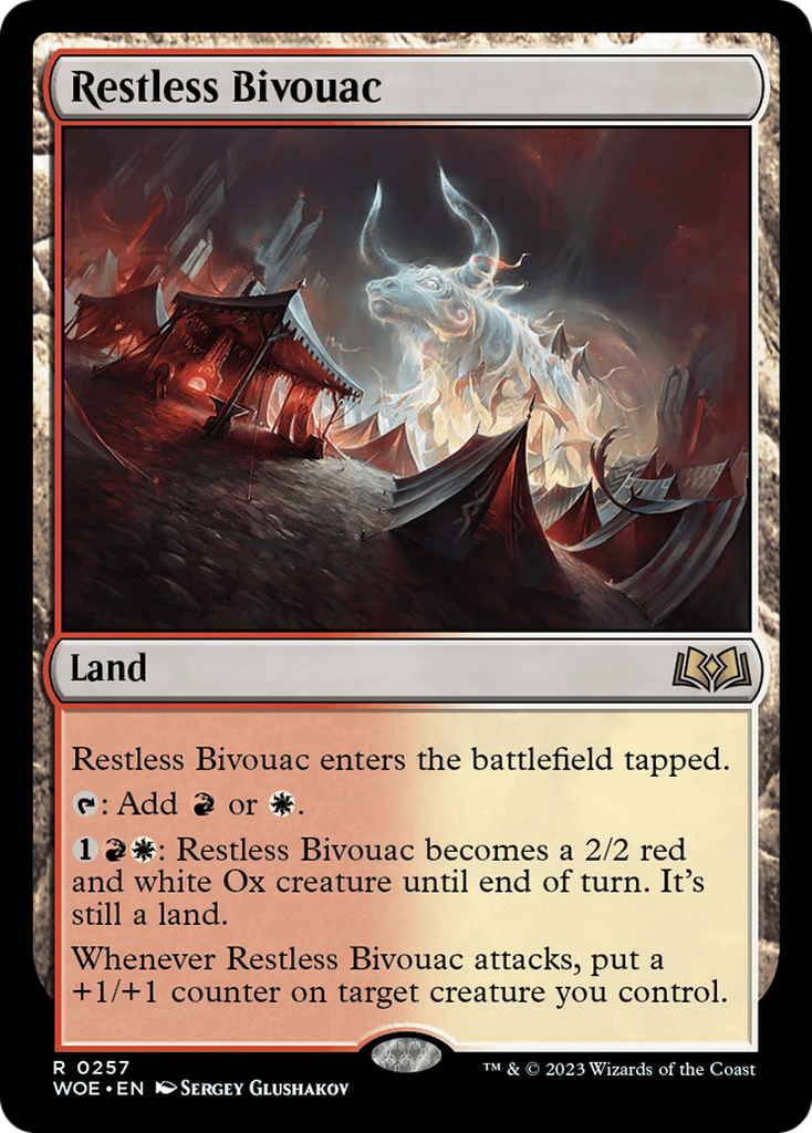 Magic: The Gathering - Restless Bivouac Foil - Wilds of Eldraine