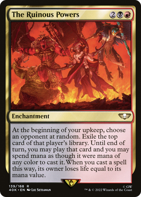 Magic: The Gathering - The Ruinous Powers - Warhammer 40000 Commander