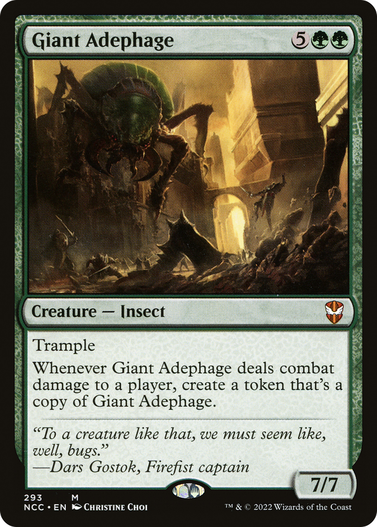 Magic: The Gathering - Giant Adephage - New Capenna Commander
