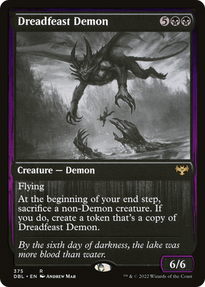 Magic: The Gathering - Dreadfeast Demon Foil - Innistrad: Double Feature