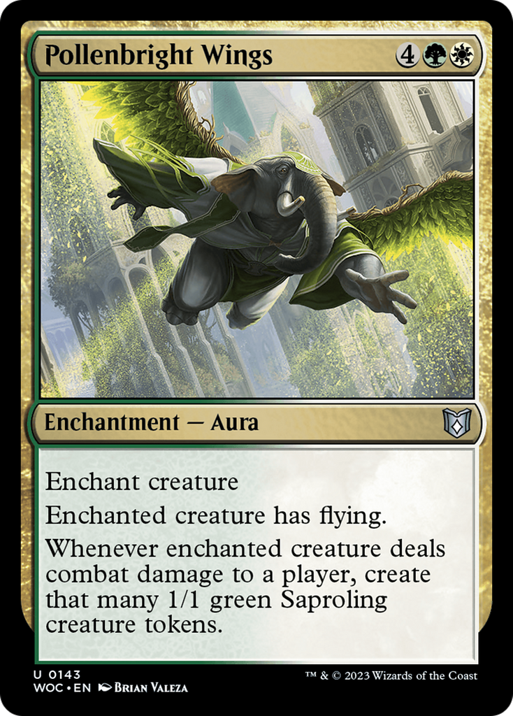 Magic: The Gathering - Pollenbright Wings - Wilds of Eldraine Commander