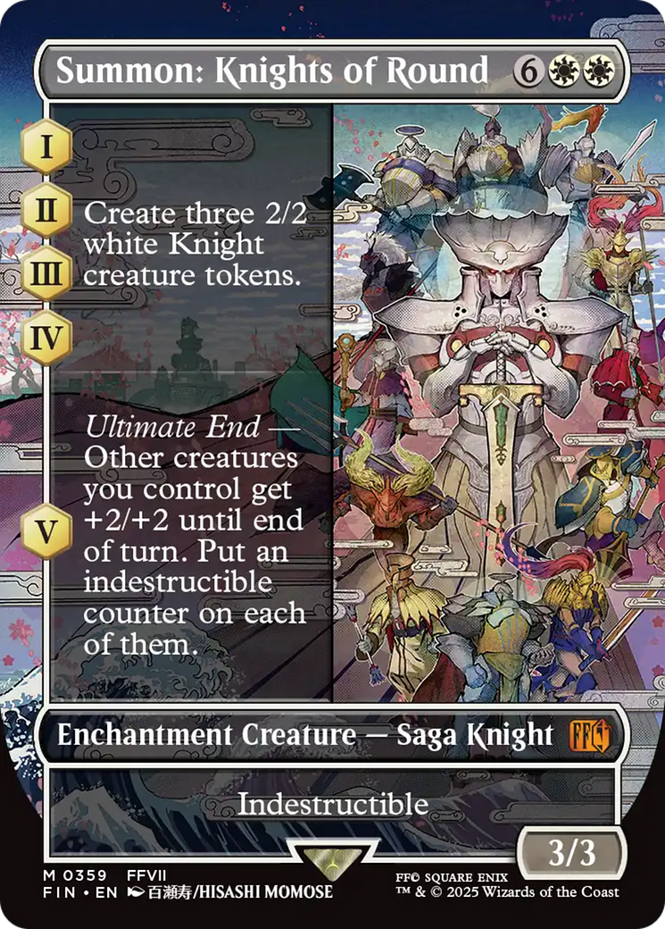 Magic: The Gathering - Summon: Knights of Round Foil - Final Fantasy