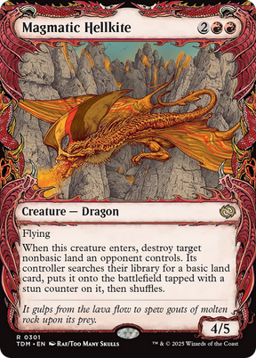 Magic: The Gathering - Magmatic Hellkite - Tarkir: Dragonstorm