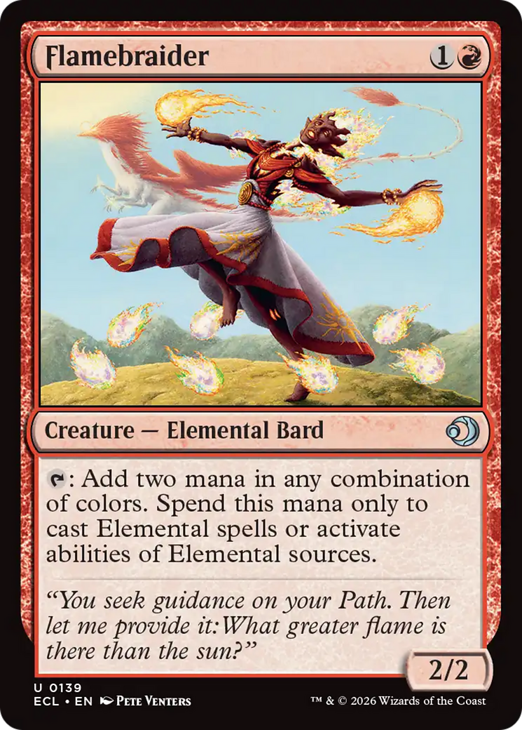 Magic: The Gathering - Flamebraider Foil - Lorwyn Eclipsed