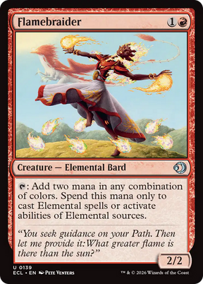 Magic: The Gathering - Flamebraider Foil - Lorwyn Eclipsed