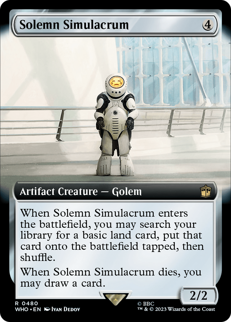 Magic: The Gathering - Solemn Simulacrum Foil - Doctor Who