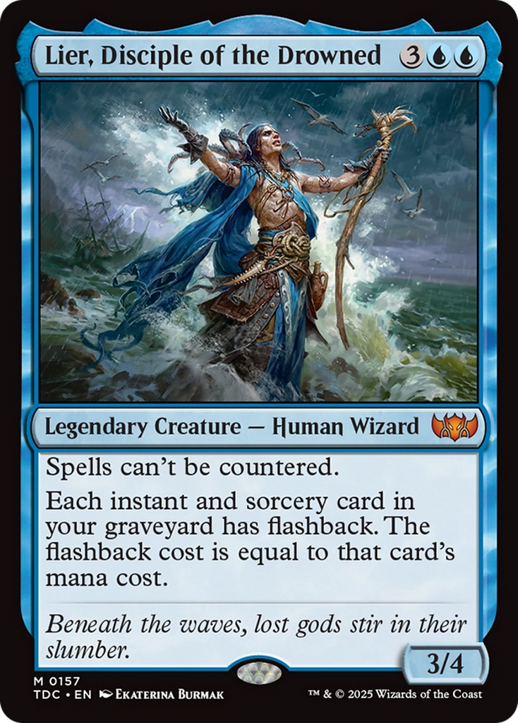 Magic: The Gathering - Lier, Disciple of the Drowned - Tarkir: Dragonstorm Commander