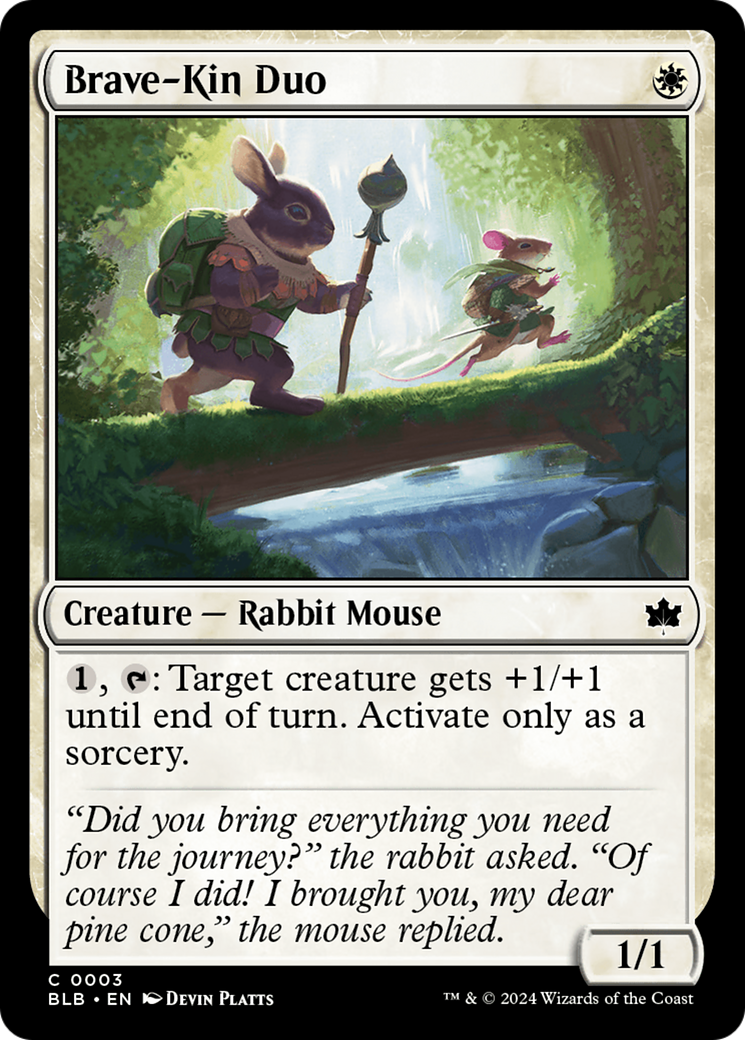 Magic: The Gathering - Brave-Kin Duo Foil - Bloomburrow