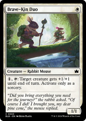 Magic: The Gathering - Brave-Kin Duo Foil - Bloomburrow