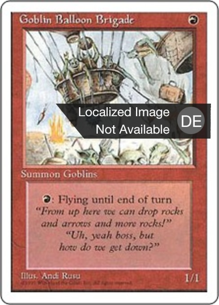 Magic: The Gathering - Ballonbrigade der Goblins - Fourth Edition