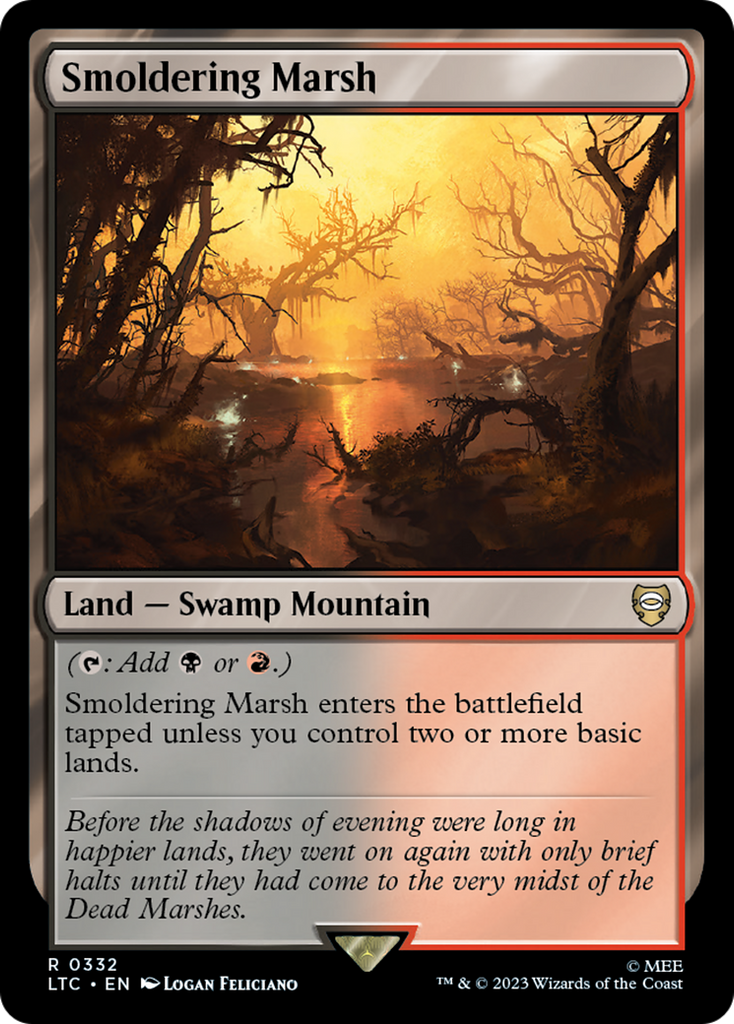 Magic: The Gathering - Smoldering Marsh - Tales of Middle-earth Commander