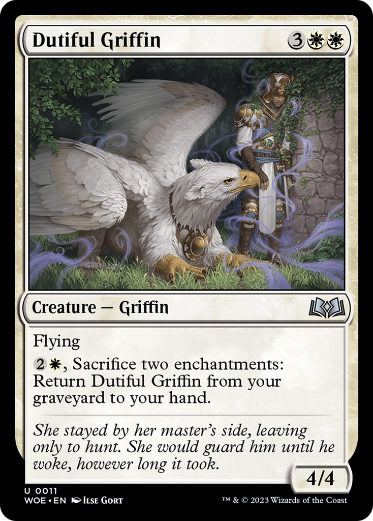 Magic: The Gathering - Dutiful Griffin - Wilds of Eldraine