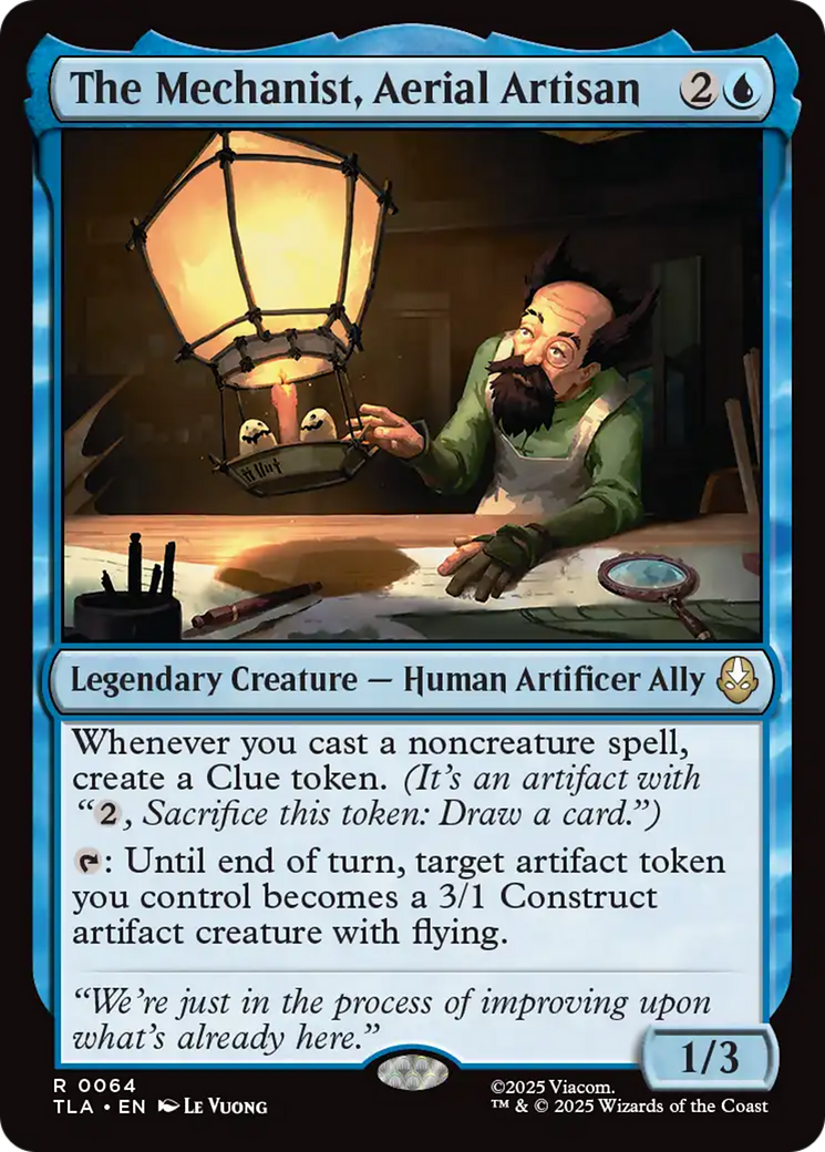 Magic: The Gathering - The Mechanist, Aerial Artisan - Avatar: The Last Airbender