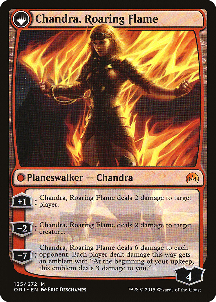 Magic: The Gathering - Chandra, Fire of Kaladesh // Chandra, Roaring Flame - The List