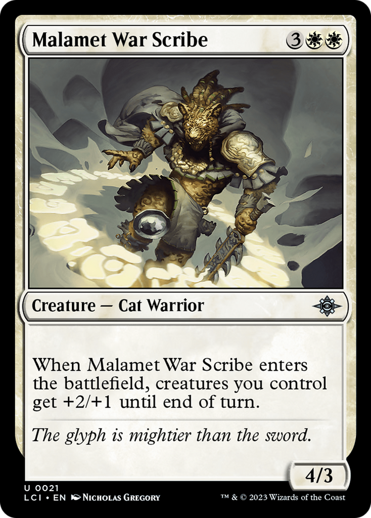 Magic: The Gathering - Malamet War Scribe - The Lost Caverns of Ixalan