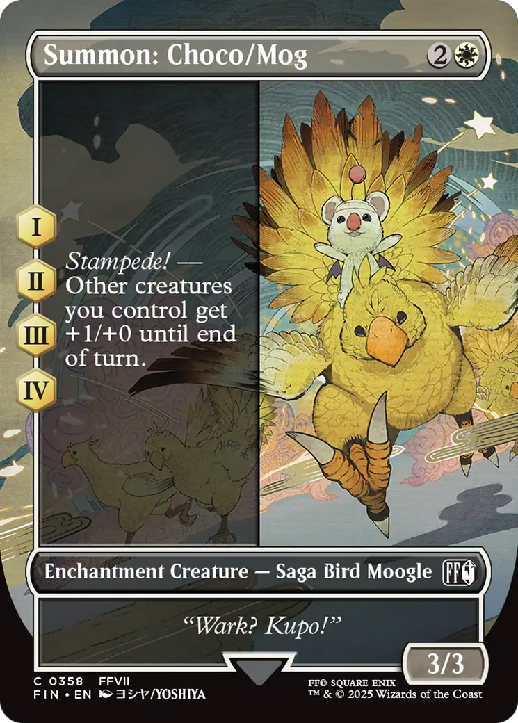 Magic: The Gathering - Summon: Choco/Mog Foil - Final Fantasy