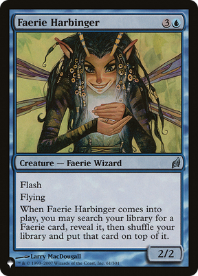 Magic: The Gathering - Faerie Harbinger - The List