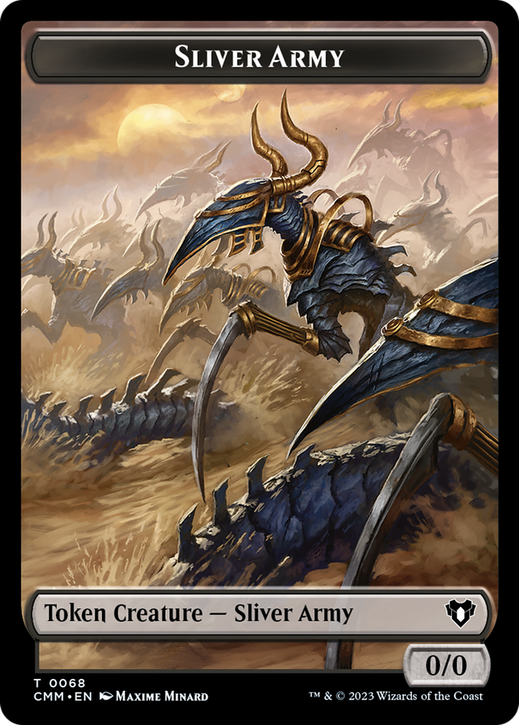 Magic: The Gathering - Sliver Army Token - Commander Masters Tokens