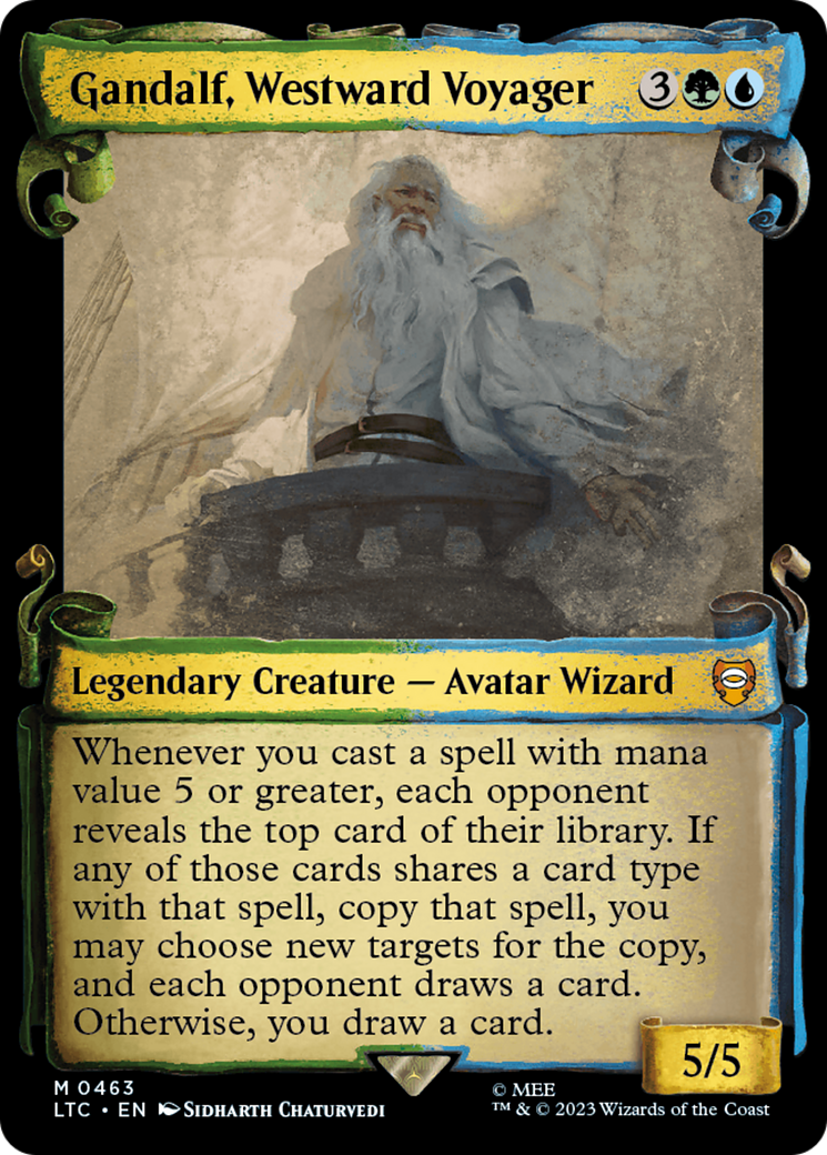 Magic: The Gathering - Gandalf, Westward Voyager - Tales of Middle-earth Commander