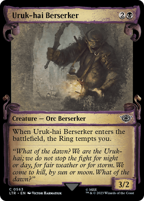 Magic: The Gathering - Uruk-hai Berserker - The Lord of the Rings: Tales of Middle-earth