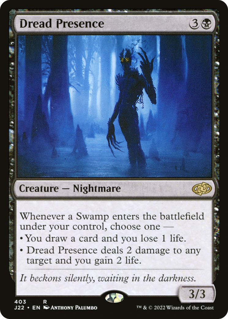 Magic: The Gathering - Dread Presence - Jumpstart 2022