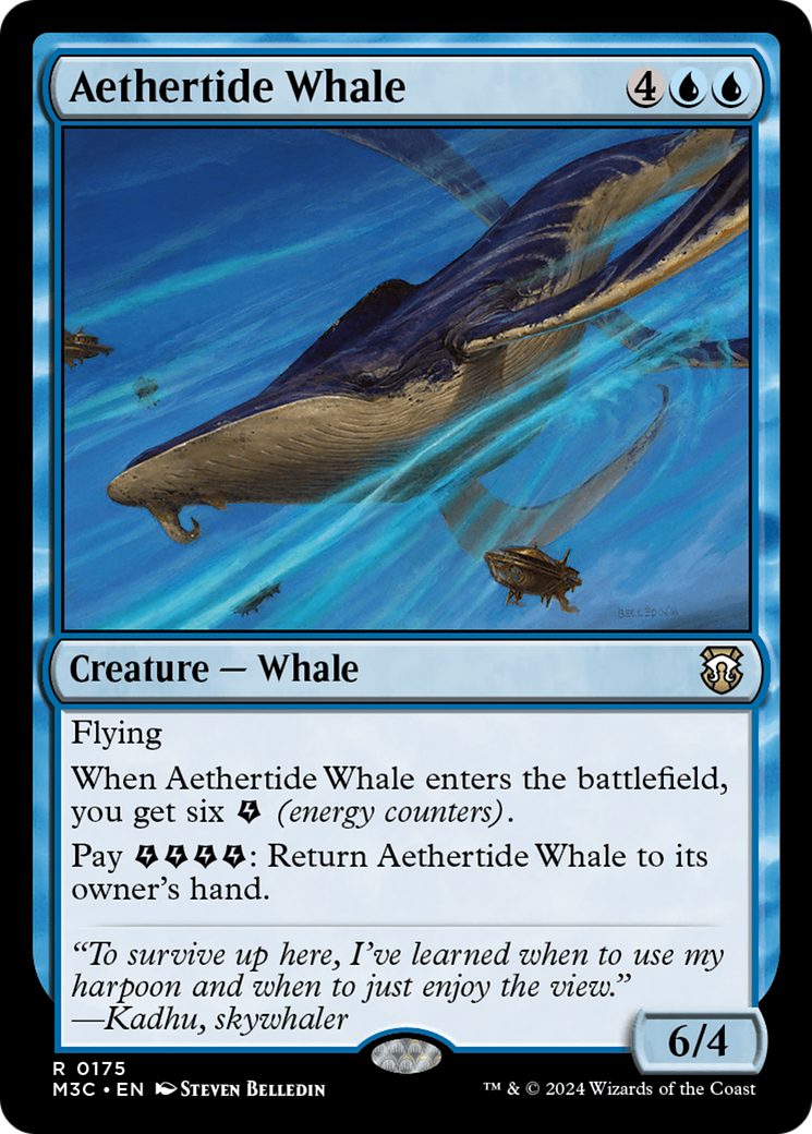 Magic: The Gathering - Aethertide Whale - Modern Horizons 3 Commander
