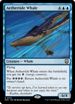 Magic: The Gathering - Aethertide Whale - Modern Horizons 3 Commander